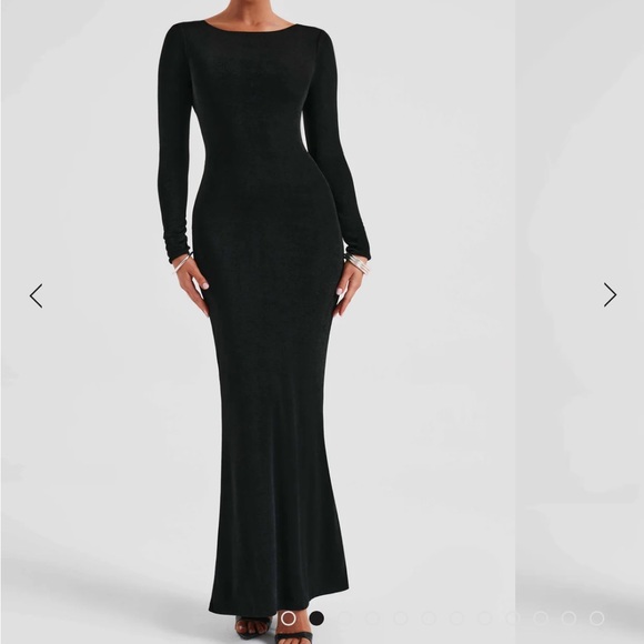 Babyboo fashion Dresses & Skirts - Black long sleeve maxi dress